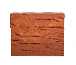 Кирпич клинкерный Красный Рустик Kerma Premium klinker 1 НФ ПО