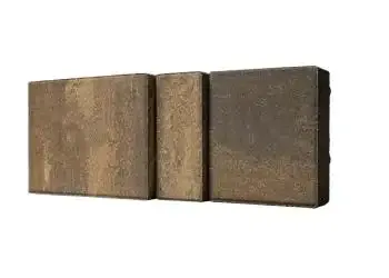 Тротуарная плитка Старый город 60 мм color-mix Ландхаус Каштан BRAER