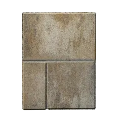 Тротуарная плитка Мозаика 60 мм color-mix Песчаник BRAER