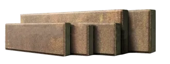 Тротуарная плитка Домино 60 мм color-mix Сафари BRAER