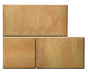Тротуарная плитка Триада 60 мм color-mix Сахара BRAER