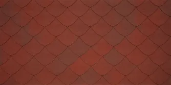 Гибкая черепица PREMIUM UNICA VERSAILLE Maiolica Rossa 407 TEGOLA