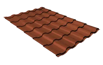 Металлочерепица "Кредо" ("Kredo") v02 0,5 Satin