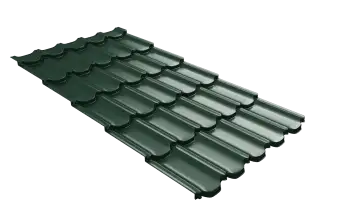Металлочерепица "Квинта плюс3D" ("Kvinta plus3D") 0,5 Satin